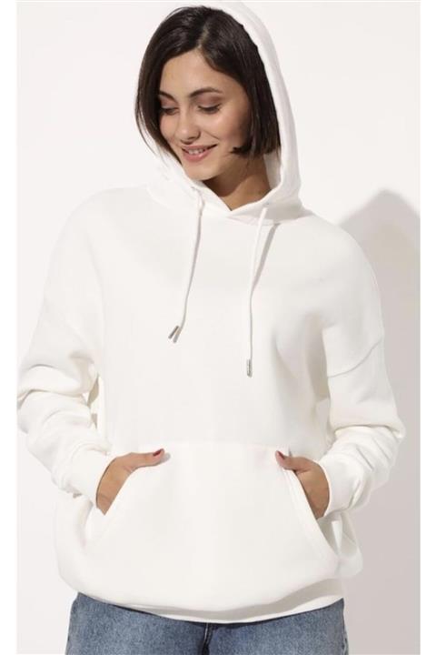 gozza Kadın Beyaz Sweatshirt