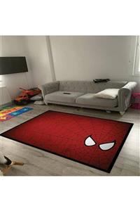 KuzgunHome Çocuk Odası Halısı Spiderman Desenli Deri Taban Halı