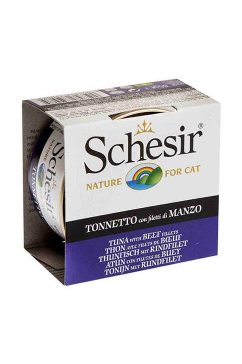 Schiser Schesir Ton,sığır Etli Jell Yetişkin Kedi Konserve 85gr  6lı Avantaj Paketi