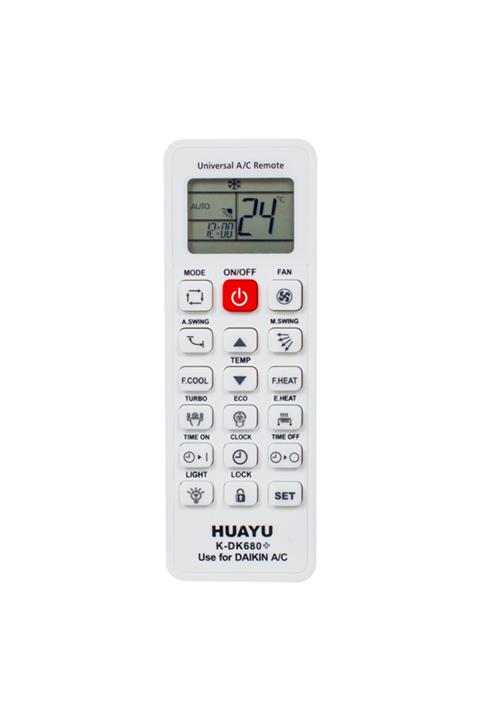 Angel Of Life Huayu Kk K-dk680+ Daıkın Uyumlu Unıversal Akıllı Klima Kumanda Ambalajlı