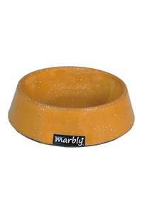 Hepsinetten Bilişim Marbly Sarı Galaxy Mermerit Köpek Mama Su Kabı 1000 Ml