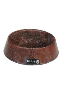 Hepsinetten Bilişim Marbly Kahve Galaxy Mermerit Köpek Mama Su Kabı 1000 Ml