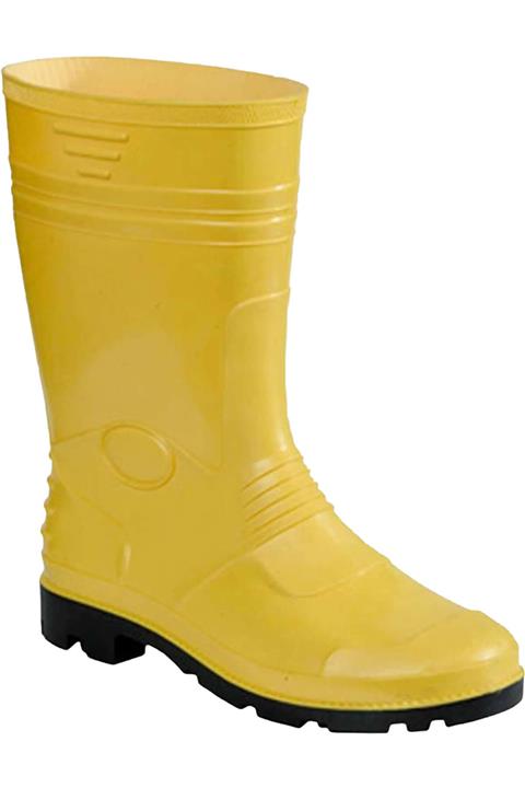 Endüstri Giyim Kısa Sarı Çizme Su Geçirmez-74e1065