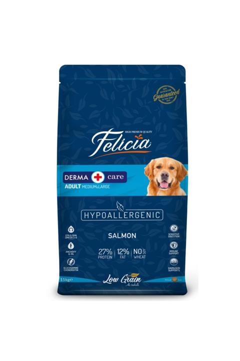 Felicia Derma Care Orta Büyük Irk Köpek Mamasısomon'lu3kg