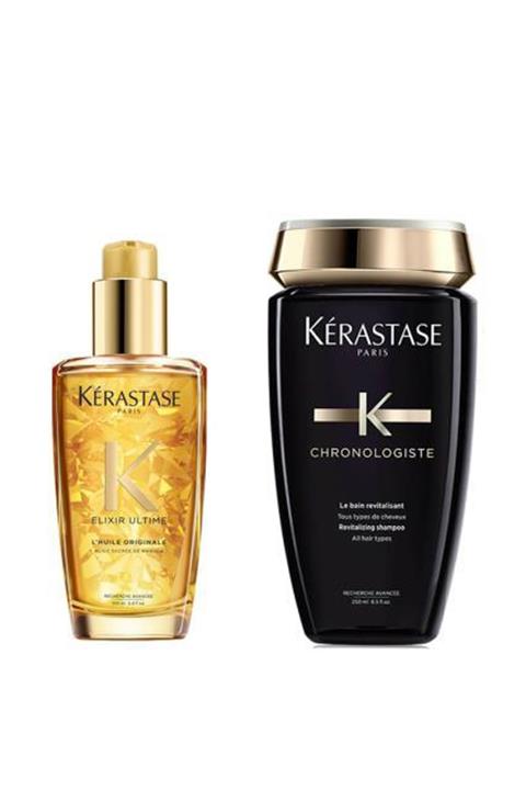 Kerastase Chronolgiste Revitalisant Canlandırıcı Şampuan 250 ml+Saç Bakım Yağı 100 ml 558956116745