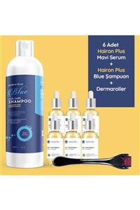 Hairon plus Şampuan 300 ml 6 Sarı Serum 6 X 50 ml  Dermaroller