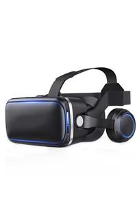 Murcell Kitap Samsung Galaxy J330 Uyumlu Panoramik Görüntü Stereo Kulaklıklı 3d Vr Sanal Gerçeklik Gözlüğü