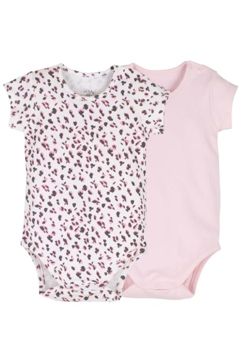 İDİL BABY 2li Bebe Body 13853 Baskılı