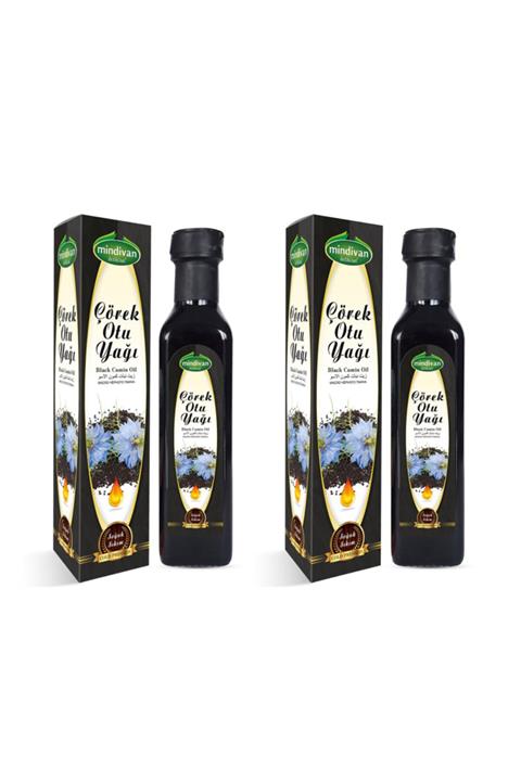 Mindivan Çörekotu Yağı 250 cc x 2 Adet