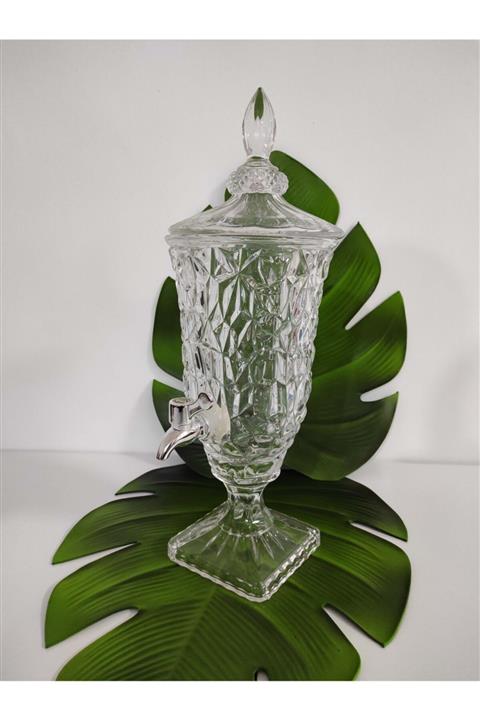 MorzaHibana Lüx Cam Musluklu Limonatalık 2 Litre