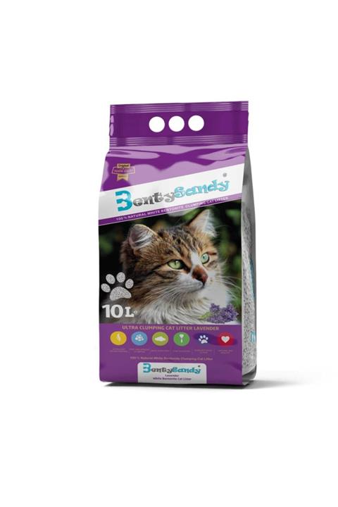 BentySandy Benty Sandy Topaklaşan Doğal Lavanta Kokulu Kedi Kumu 10 L