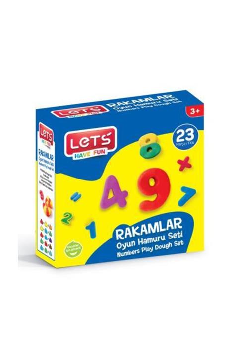 Lets Oyun Hamuru Rakamlar Seti 23 Parça