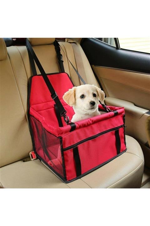 Mavi Kaktüs Su Geçirmez Araç Seyahat Kedi Köpek Evci Hayvan Taşıma Koltuğu Askılı Çanta Araba Yatağı