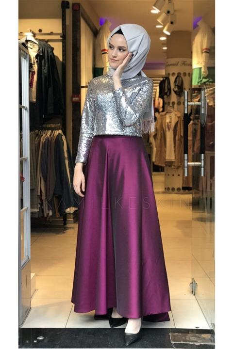 KAMİL KESKİN Tafta Etek