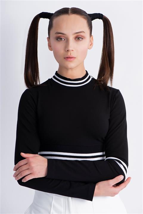 VDR Siyah Uzun T-shirt 7353