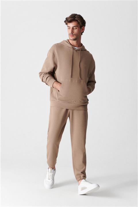 Avva Erkek Vizon Düz Jogging Eşofman Altı A12y3410