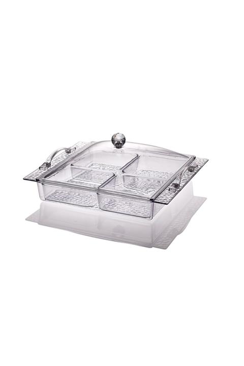 EW's Kitchenware Şeffaf 4 Lü Saray Kahvaltılık