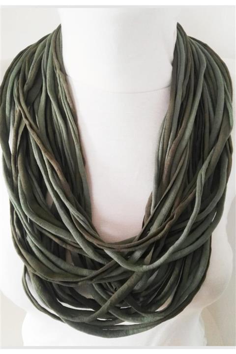 kho military design Haki Ipli Kalın Fular Model-28