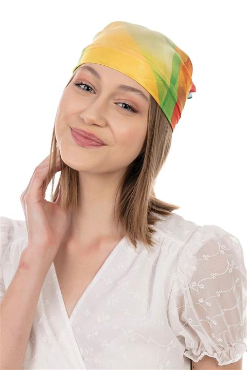 YLondon 13900 Çok Renkli Bandana Fular