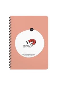 KESKİN COLOR Hisli Şeyler A4 Spiralli Kareli Defter