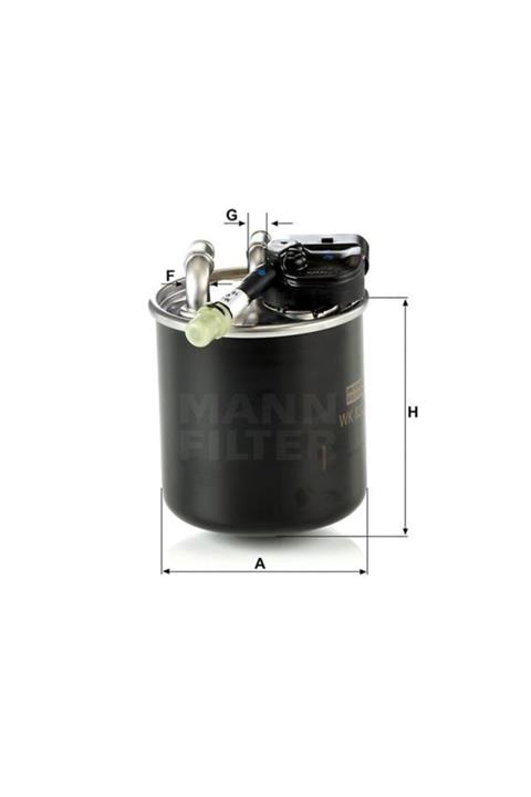 MANN Yakıt Filtresi Mercedes C Serisi (w204-s204) C180-c200-c220-c250
