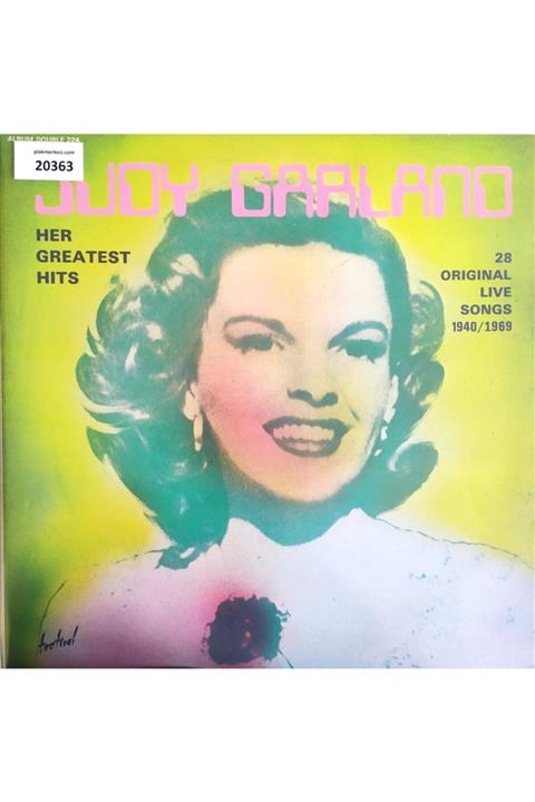 Plak Merkezi Judy Garland - Her Greatest Hıts - Çift Plak & Açılır Kapak - Fransa Baskı - Dönem Baskı