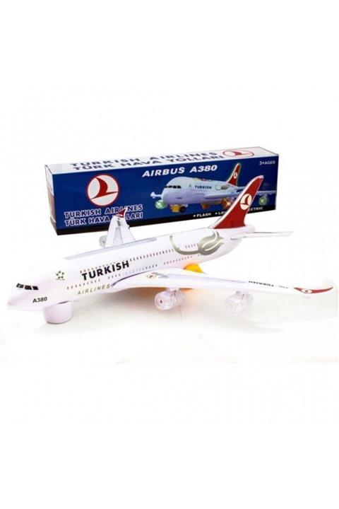 matchbang Oyuncak Uçak Türk Hava Yolları Işıklı Sesli A 380