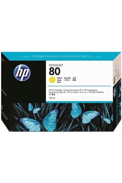 HP 80-c4873a Orjinal Sarı Kartuş