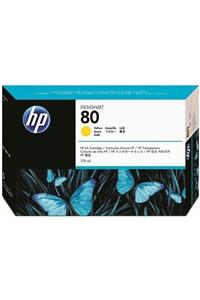 HP 80-c4873a Orjinal Sarı Kartuş