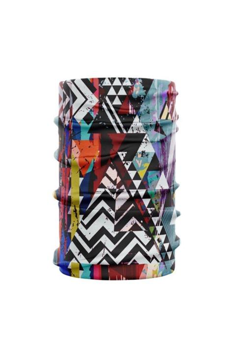 bobaringa Unisex Beyaz Dijital Baskılı Boyunluk