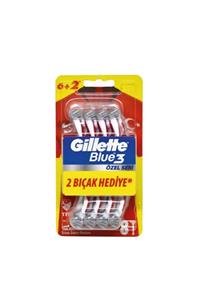 Gillette Blue 3 8'li Kırmızı