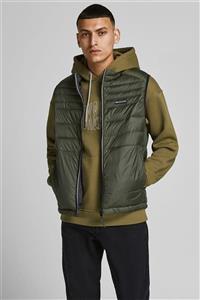 Jack & Jones Erkek Jjeace Collar Puf Yelek