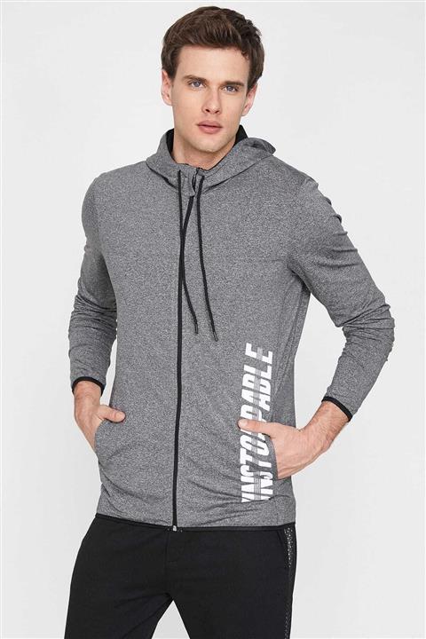 Koton Erkek Gri Yağmurluk&Rüzgarlık 9YAM22049NK