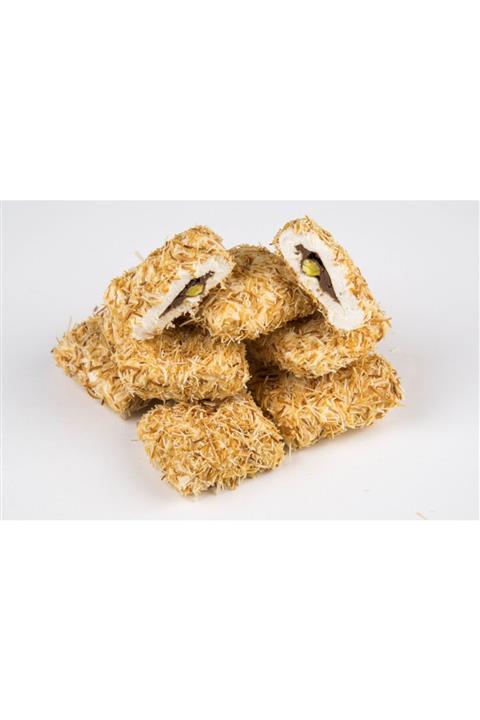 KISSAGIDA Kadayıflı Bohça Lokum (içi Çikolata Dolgulu) (1 Kg Fiyatıdır.)