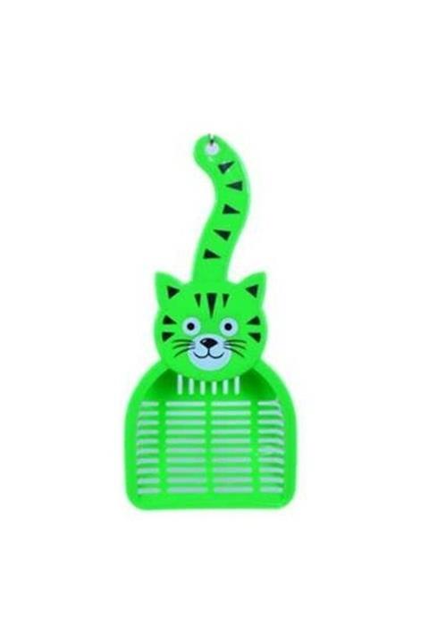 ZENON Zeno Cat Kedili Tuvalet Kum Küreği Yeşil