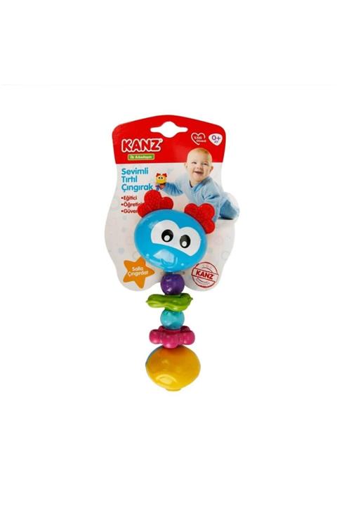 Kanz /Enfal Oyuncak 30768 Sevimli Tırtıl Çıngırak +0 Ay
