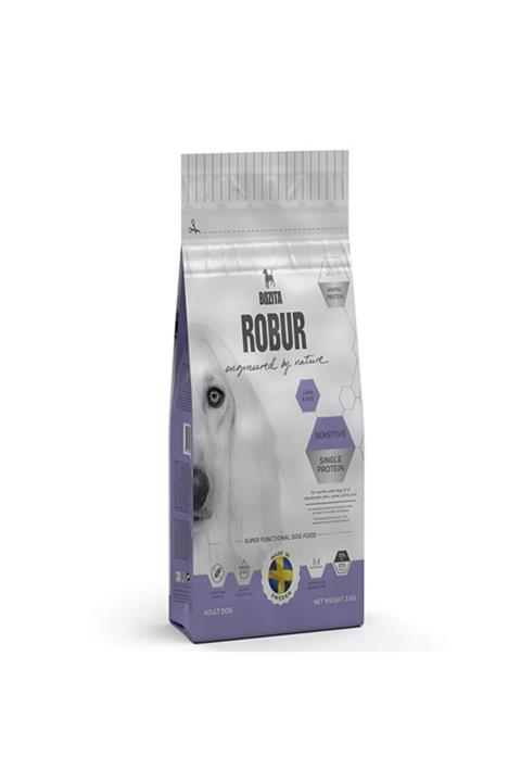 Bozita Robur Sensitive Single Protein Kuzulu Yetişkin Köpek Maması 3 Kg