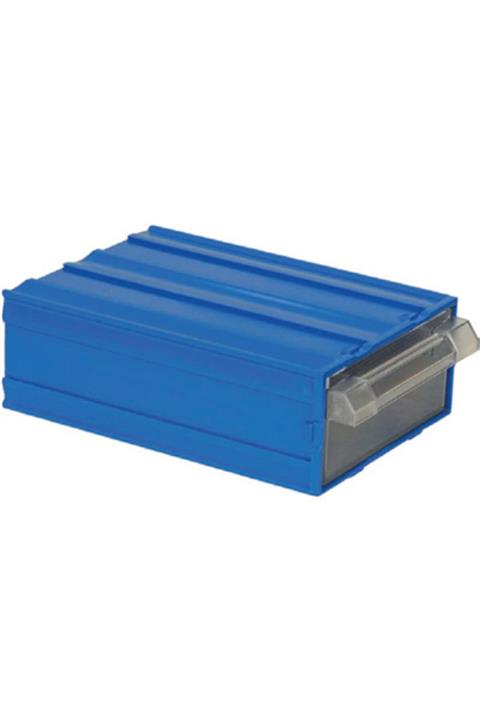 MANO Mk-20 Plastik Çekmeceli Kutu Mavi 100 mm X 140 mm X 52 mm