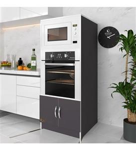 Kenzlife ankastre fırın dolabı ahsen gri mutfak banyo kiler ofis kitaplık