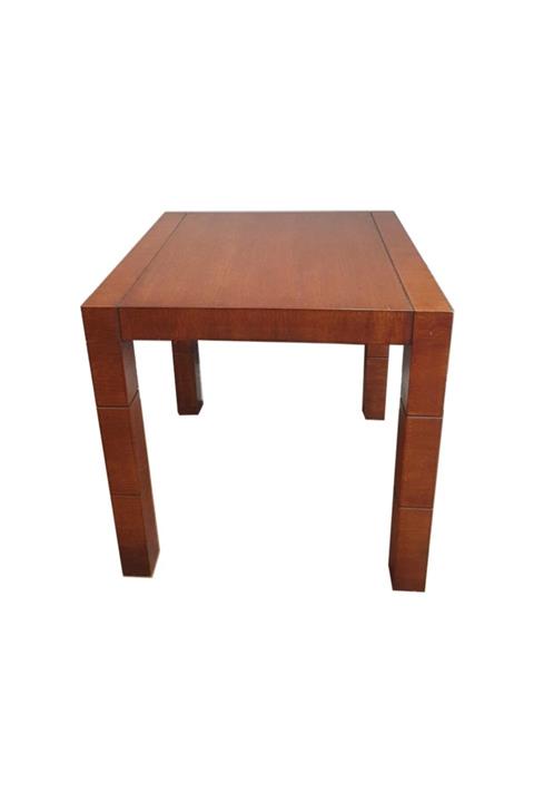 OSKARMOBİLYA Yan Sehpa Meşe Kaplama Cilalı Sehpa