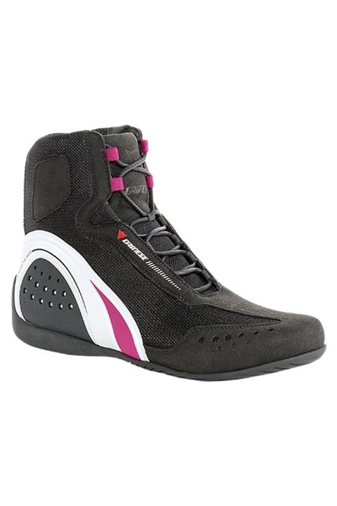 Dainese Unisex  Motorshoe Aır Lady Jb Black Whıte Fuchıa