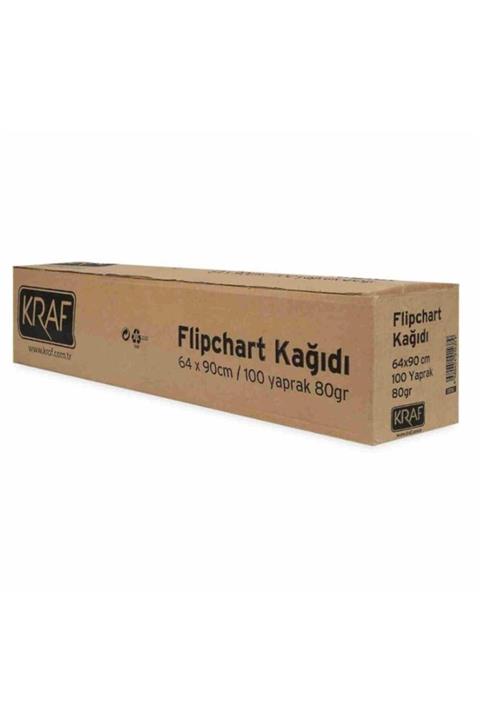 KRAF Flıpchart Kağıdı Rulo 100 yp 702 g