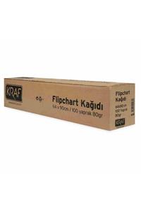 KRAF Flıpchart Kağıdı Rulo 100 yp 702 g