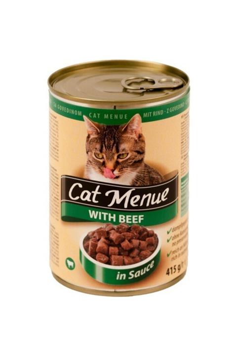 Cat Menue Biftekli Kedi Konservesi 415 gr