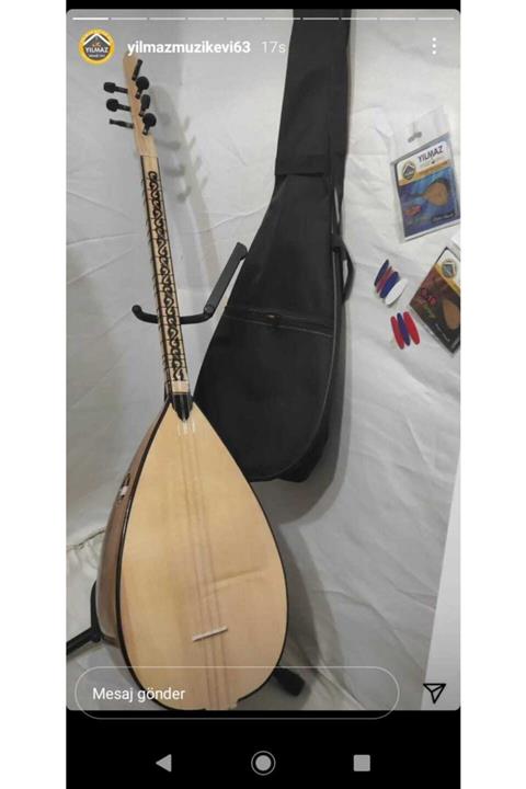 YILMAZ MÜZİK EVİ Kelebek Kısa Sap Klevye Desenli Jak Hoparlör Girrşsli Ögrenci Sazı