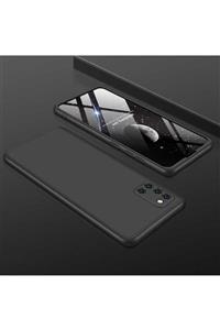 Samsung A31 Kılıf 360 Derece Tam Koruma 3 Parça Ays Model Siyah