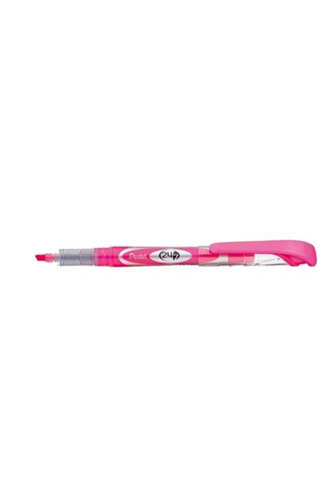Pentel Fosforlu Kalem Kalem Tipi Şeffaf Gövde Pembe Sl12-p