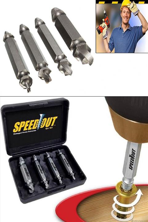 Arus Speed Out Hasar Görmüş Vida Çıkarıcı