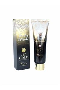 AİLY COSMETİCS Rose Pırıltılı Vucüt Losyonu & 24k Gold Body Lotion