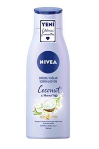 Nivea Coconut Monoi Yağı Vücut Losyonu 200 ml + 1 Adet Catherine Arley Ruj Hediye